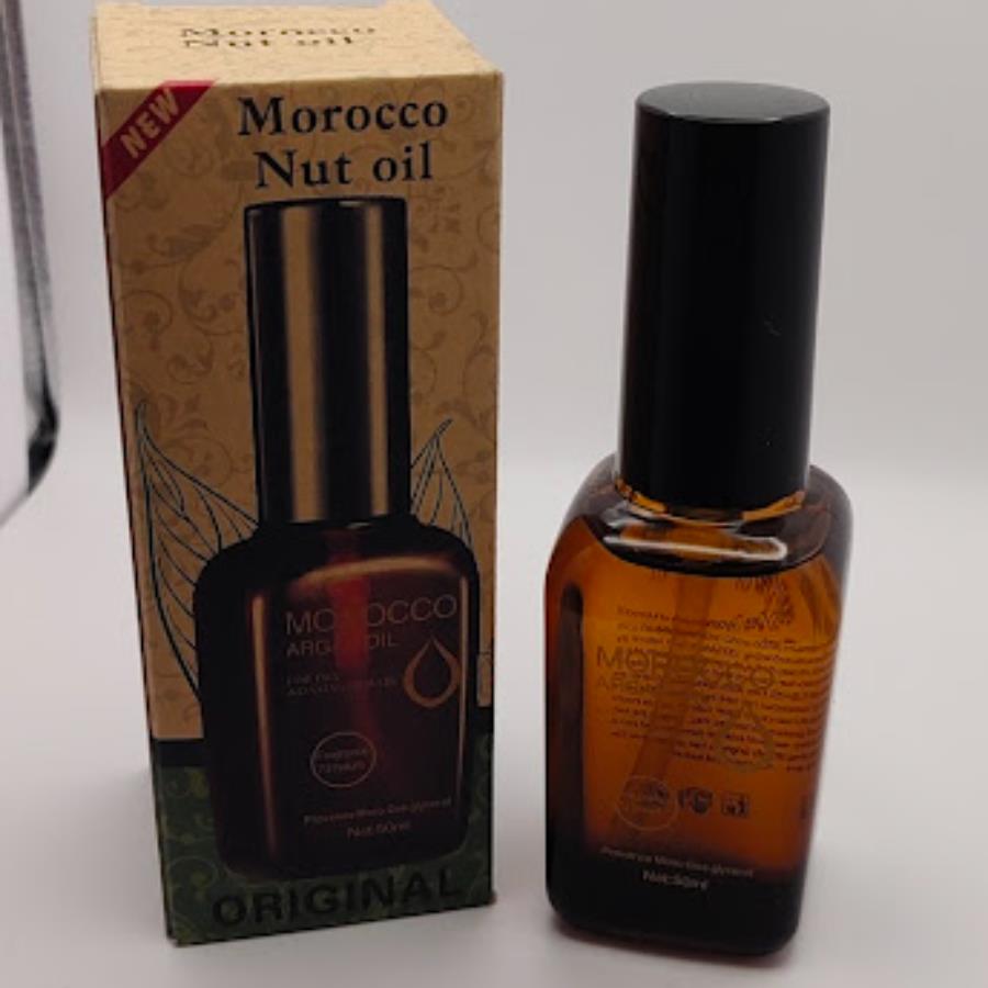 Aceite de Argán Puro de Marruecos 50ml 🌿💛 — Nutrición y Brillo para Cabello y Piel